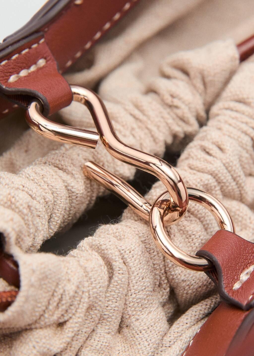 Brown Mini Shopper-Style Shoulder Bag, 0201_CU, large image number 2