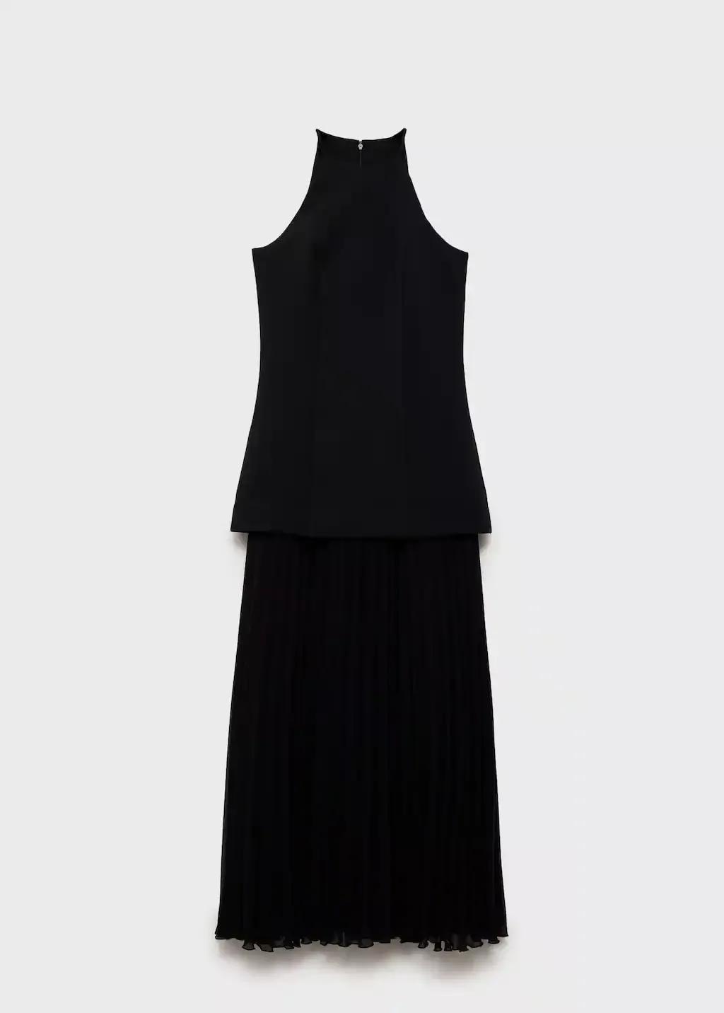 Black A-Line Dress, , large image number 3