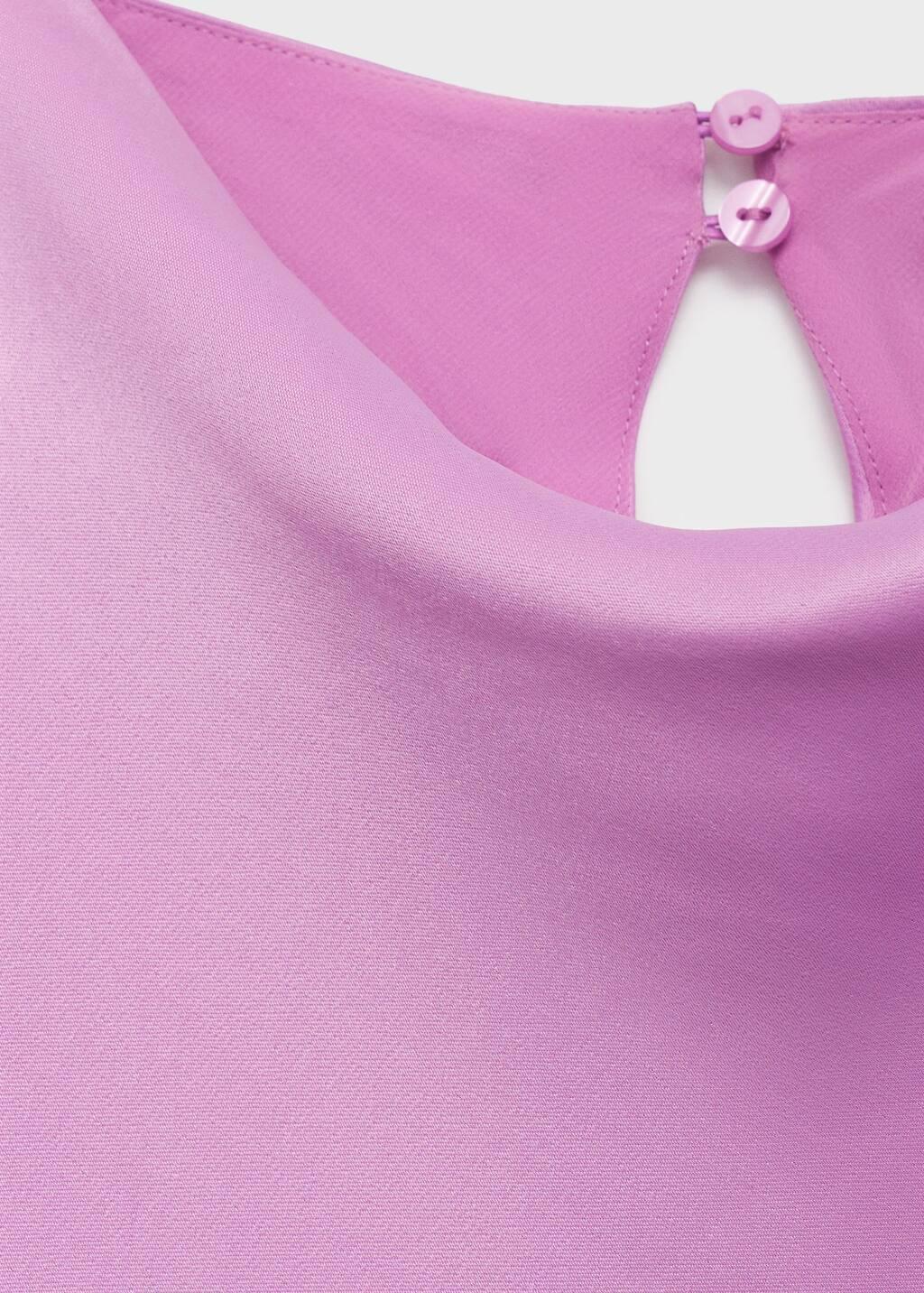 LT-PASTEL PURPLE Satin midi dress, , large image number 5