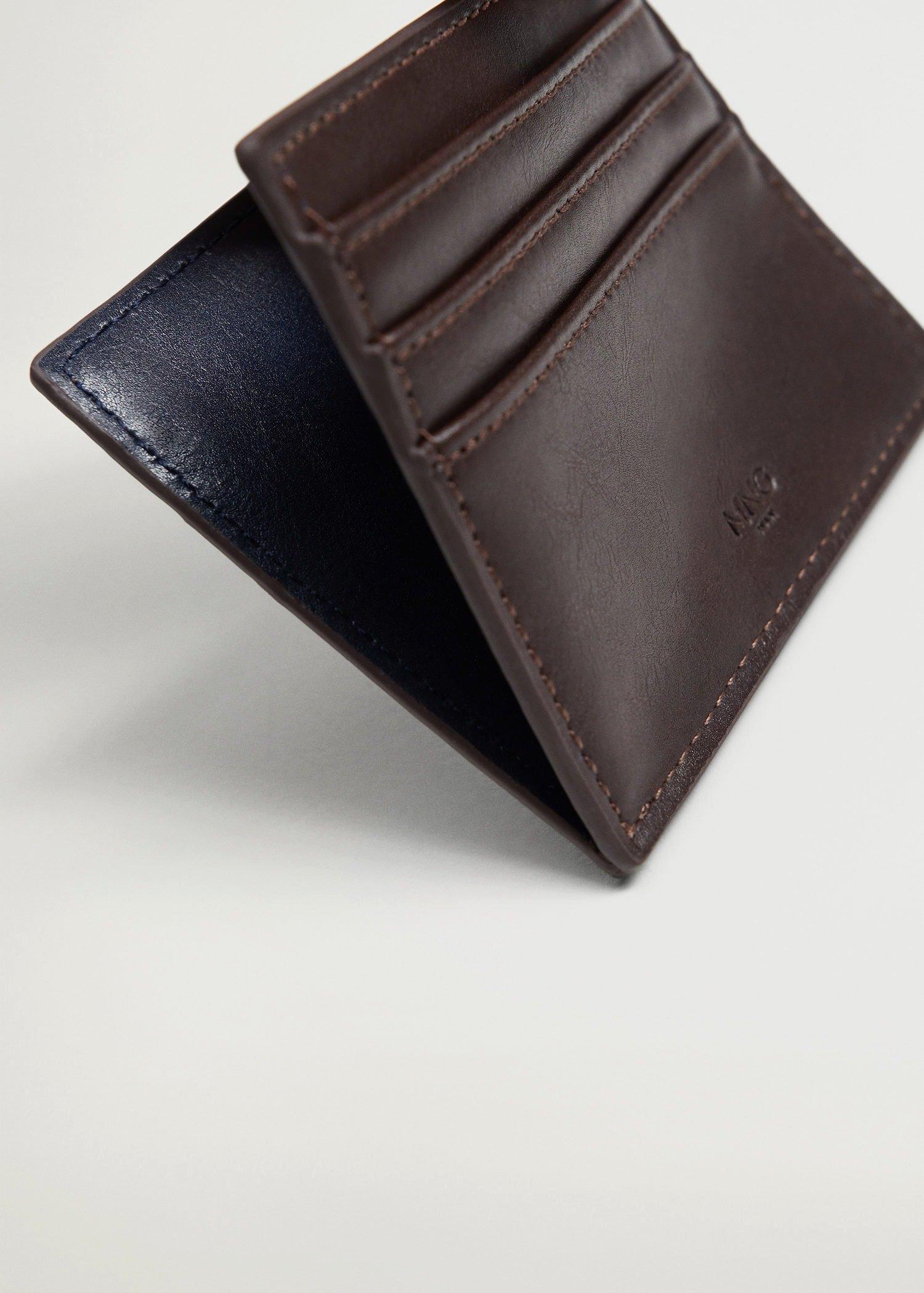Brown Faux Leather Cardholder, Men, , large image number 2