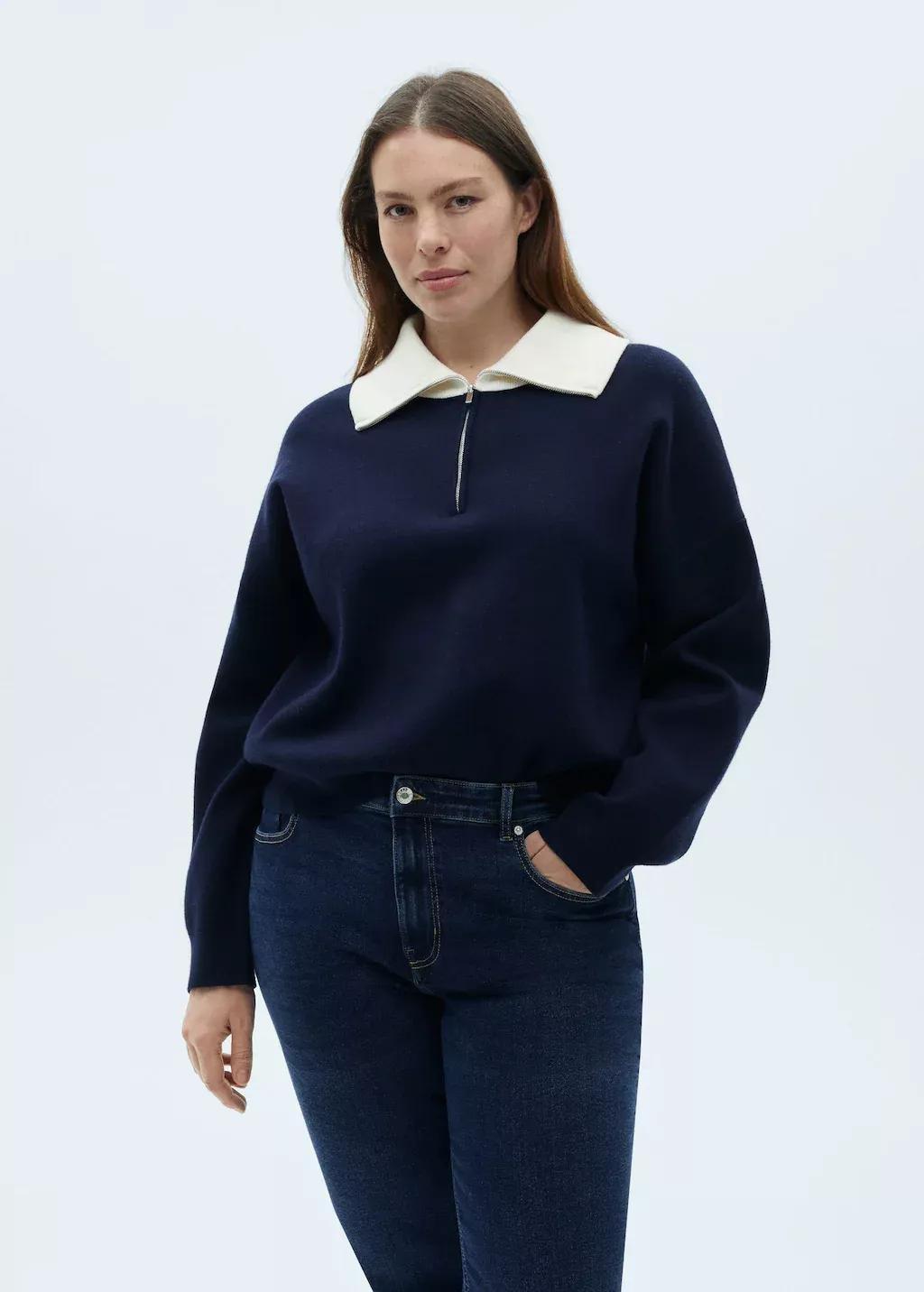 Blue Crop Flared Jeans, , large image number 6