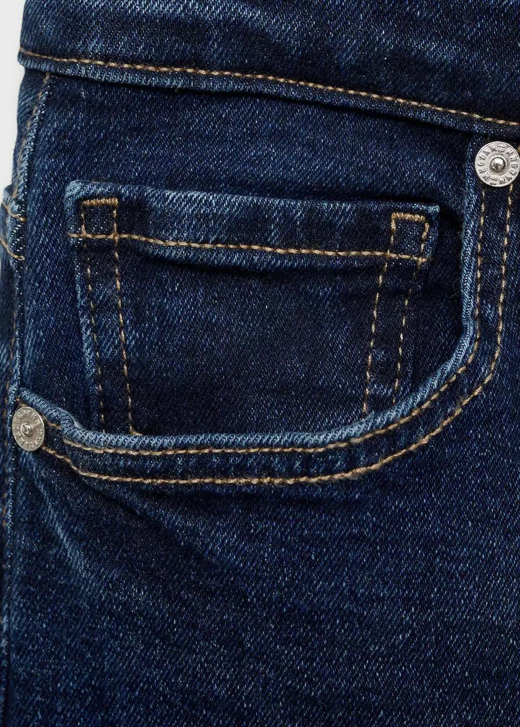 Blue Crop Flared Jeans, , large image number 7
