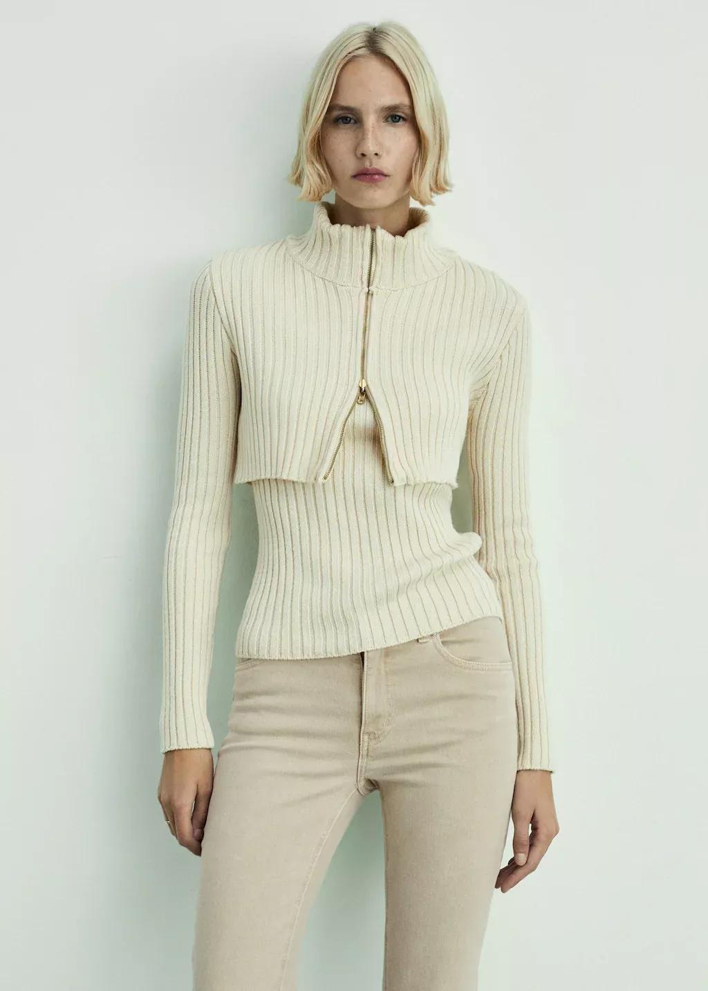 Brown Lt Pastel Crop Flared Jeans, 0201_07, large image number 1