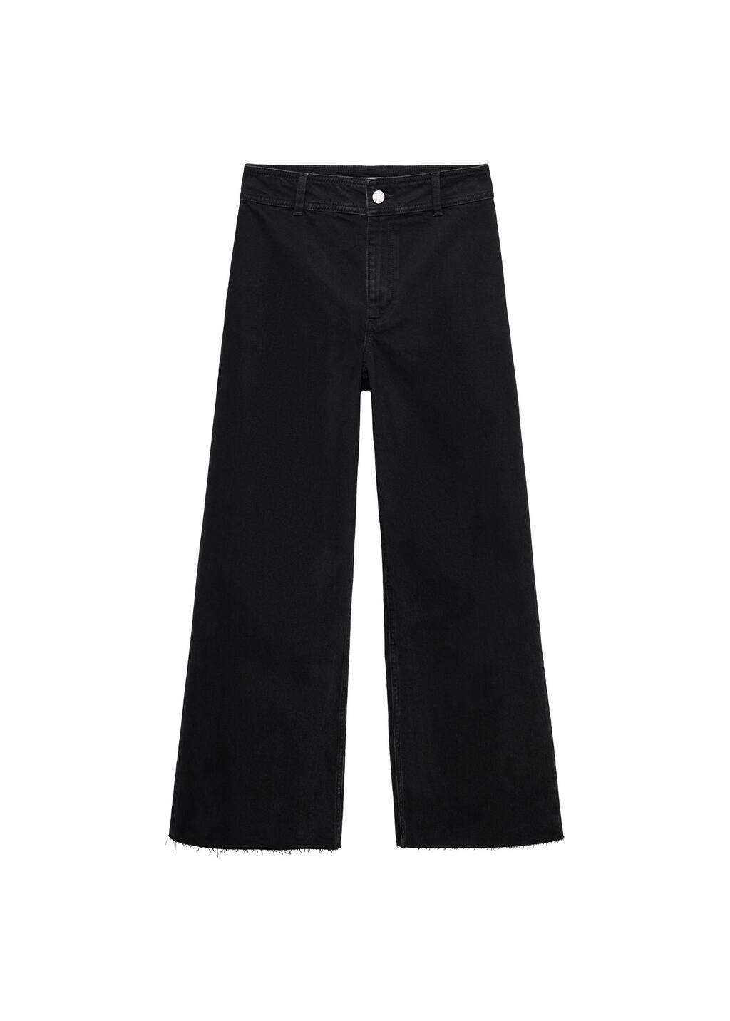 Grey Catherin Culotte High-Rise Jeans, , large image number 2