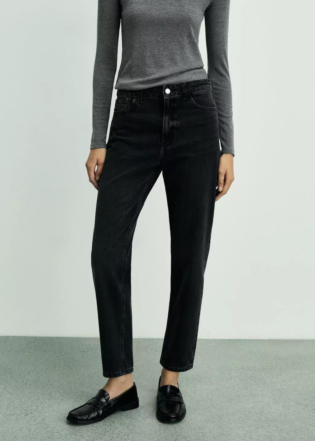 Grey Mom2000 High-Rise Jeans, , large image number 0