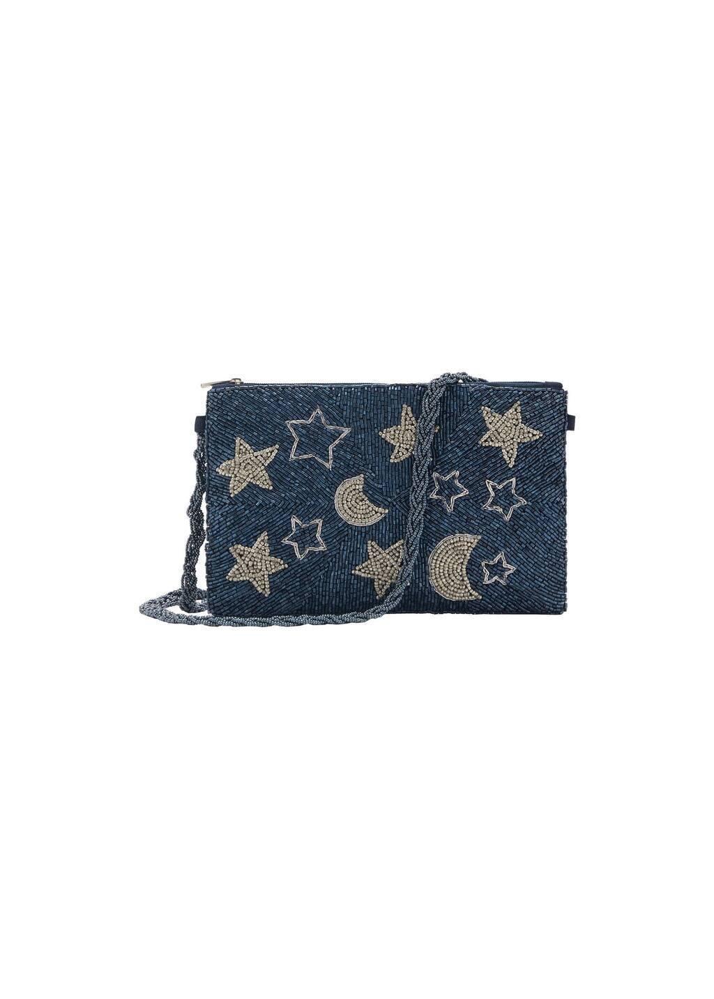Navy Beaded Bag, Kids Girl, Navy, large image number 2