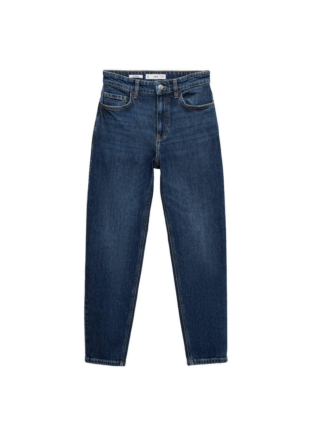 Blue Comfort Jeans With High Waist, , large image number 2