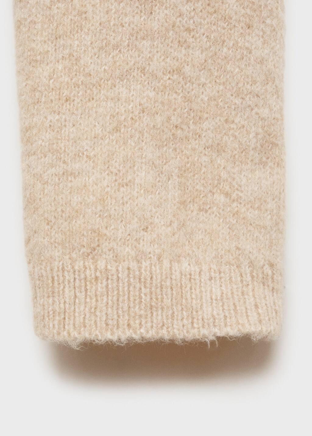 Beige Turtle Neck Sweater, , large image number 7