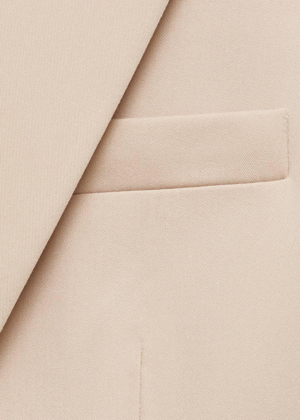 Grey Lt Pastel Fitted Suit Jacket, , large image number 3
