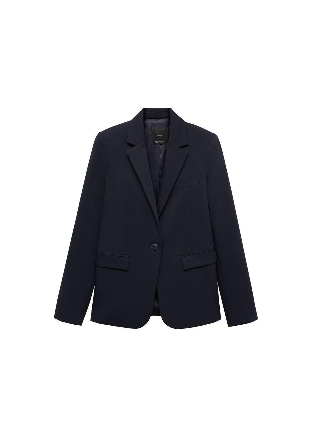 Navy Tailored Suit Blazer, , large image number 2