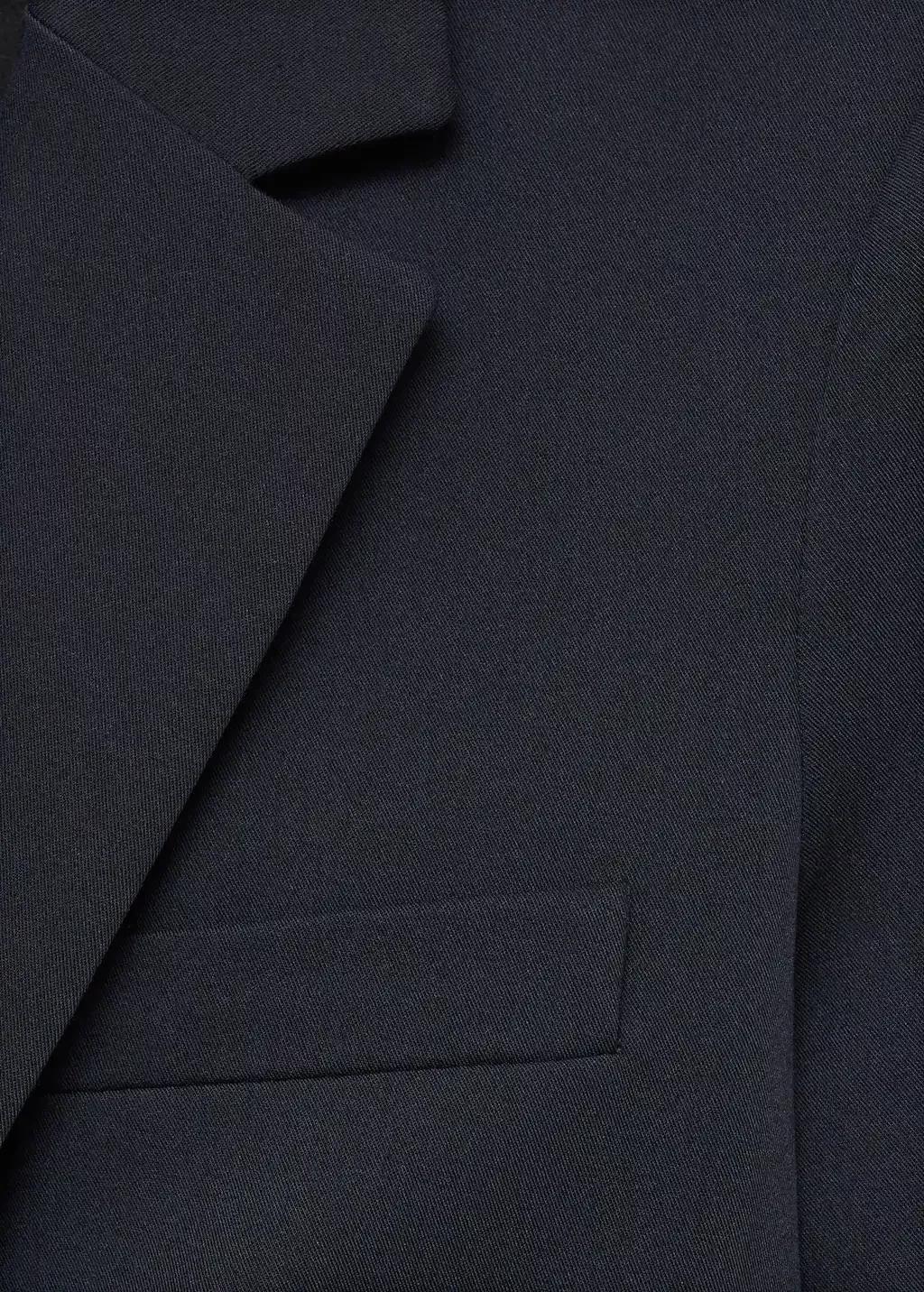 Navy Tailored Suit Blazer, , large image number 7
