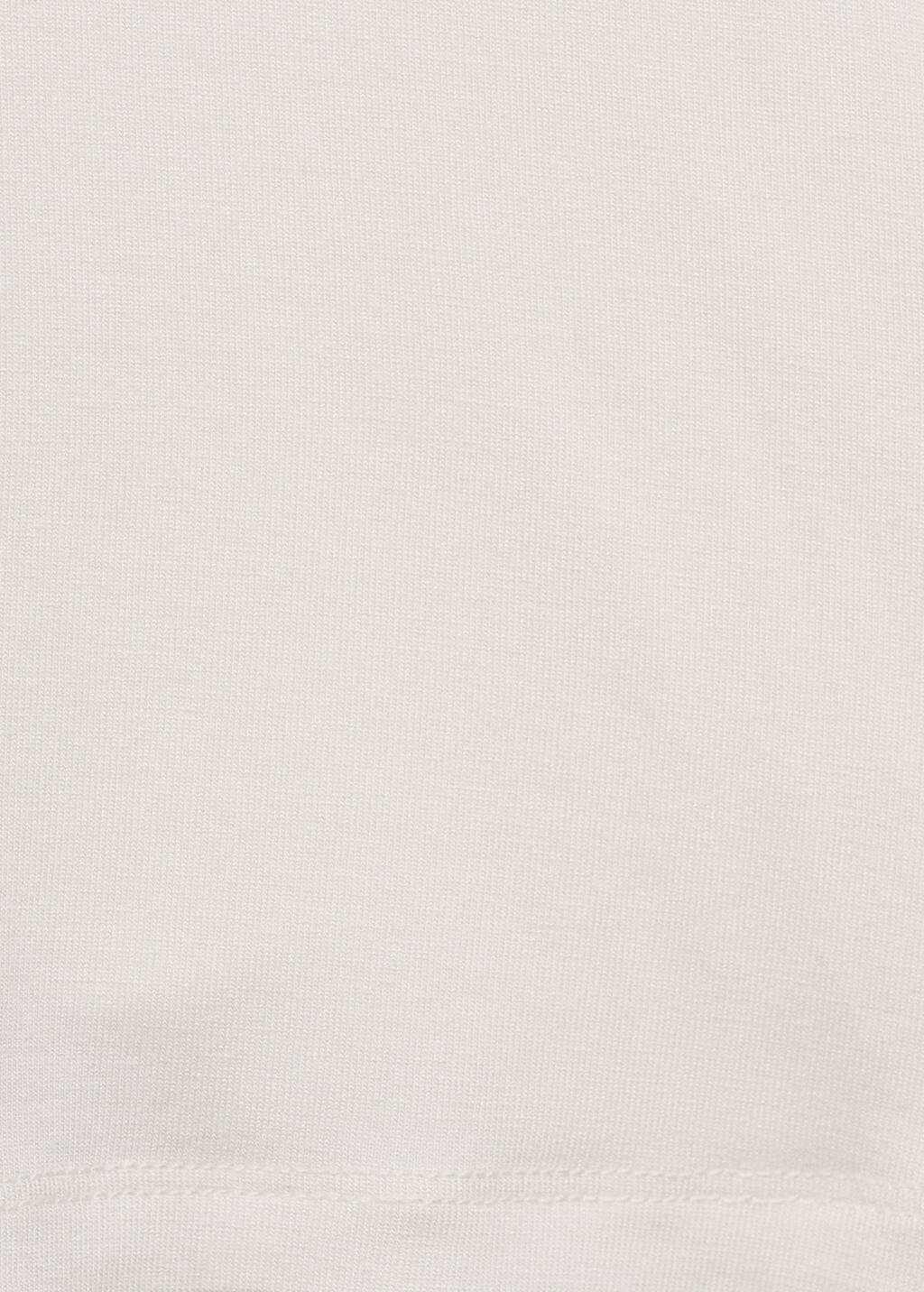 White Turtleneck T-Shirt, , large image number 3