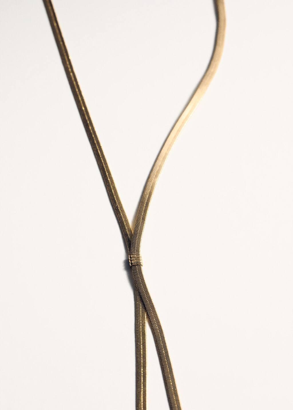 Gold Long Triple Necklace, Gold, large image number 1