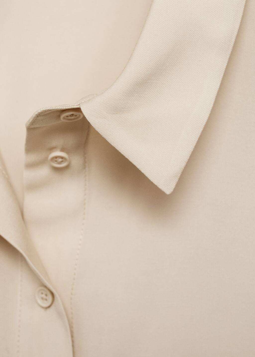 Light Beige Button Down Shirt, , large image number 3
