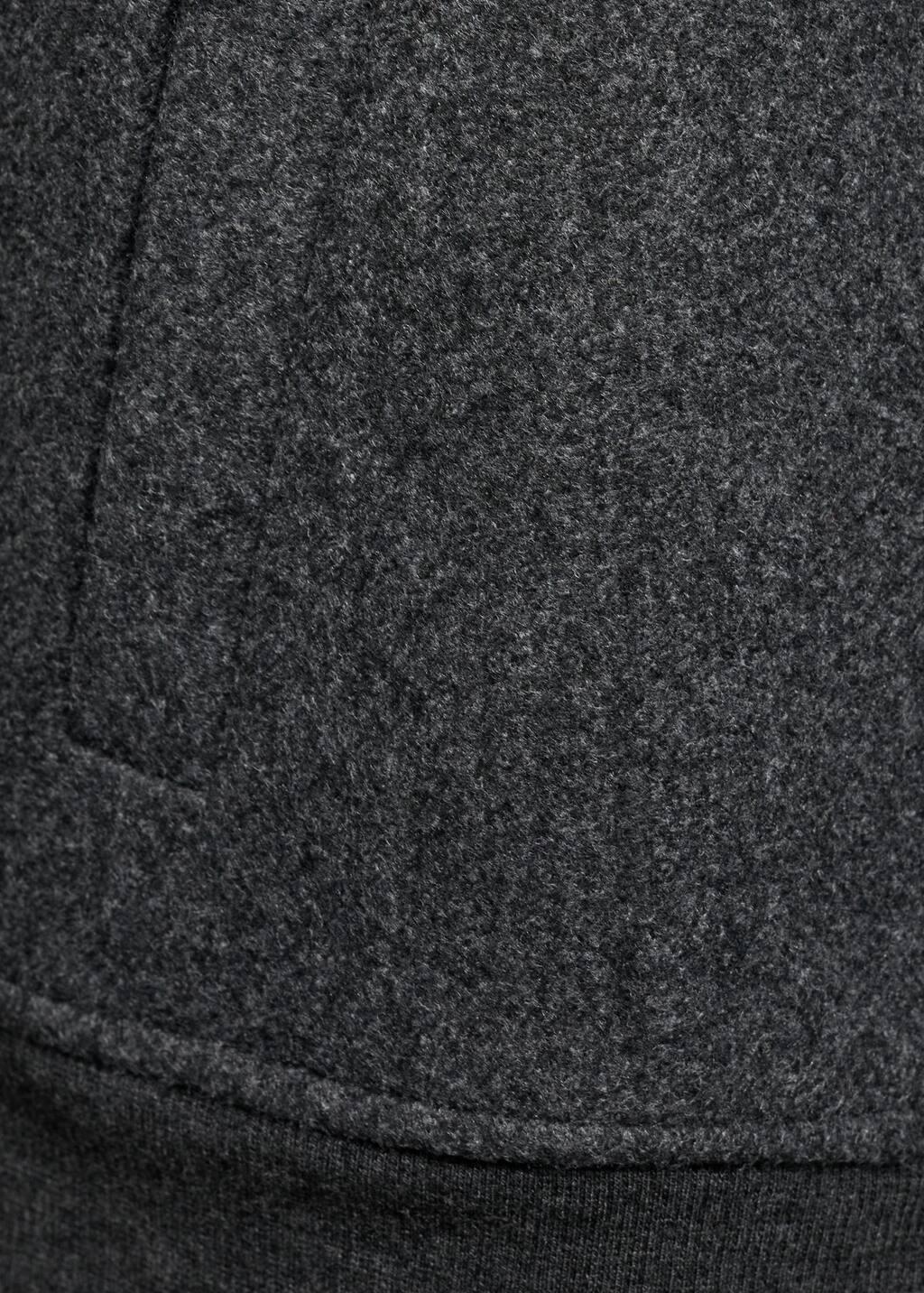 Grey Regular-Fit Flannel Bomber Jacket, , large image number 5