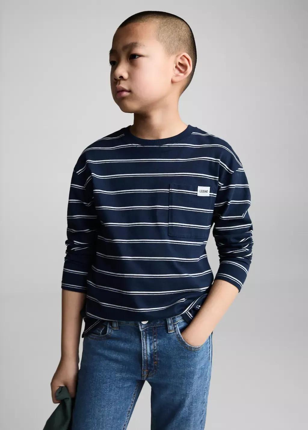 Blue Slim-Fit Jeans, Kids Boy, , large image number 0