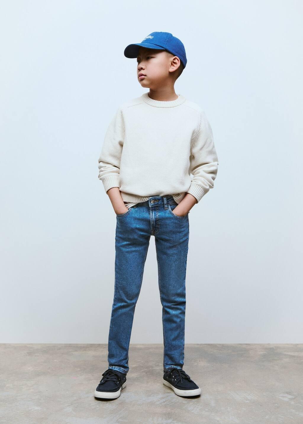 Blue Slim-Fit Jeans, Kids Boy, , large image number 2