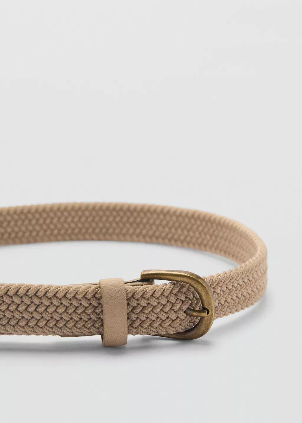 MEDIUM BROWN Braided belt, Kids Boy, , large image number 1