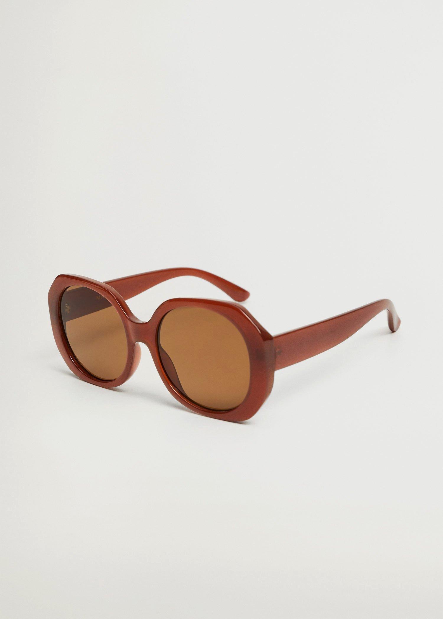 Medium Orange Oversize Sunglasses, Women, , large image number 2