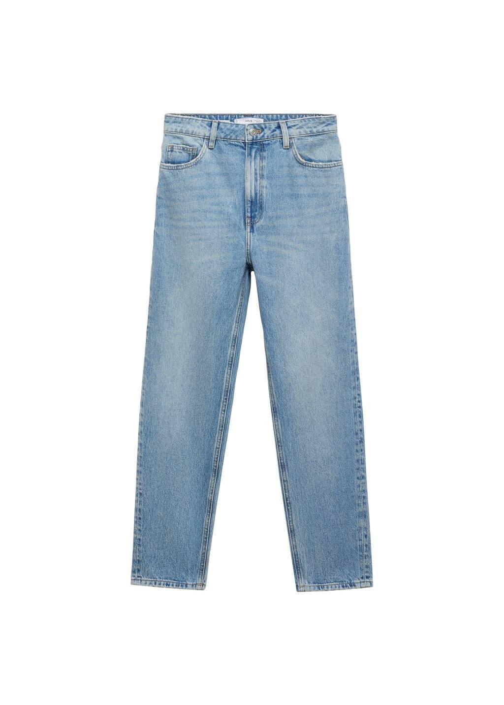 Blue Mom2000 High-Rise Jeans, , large image number 4