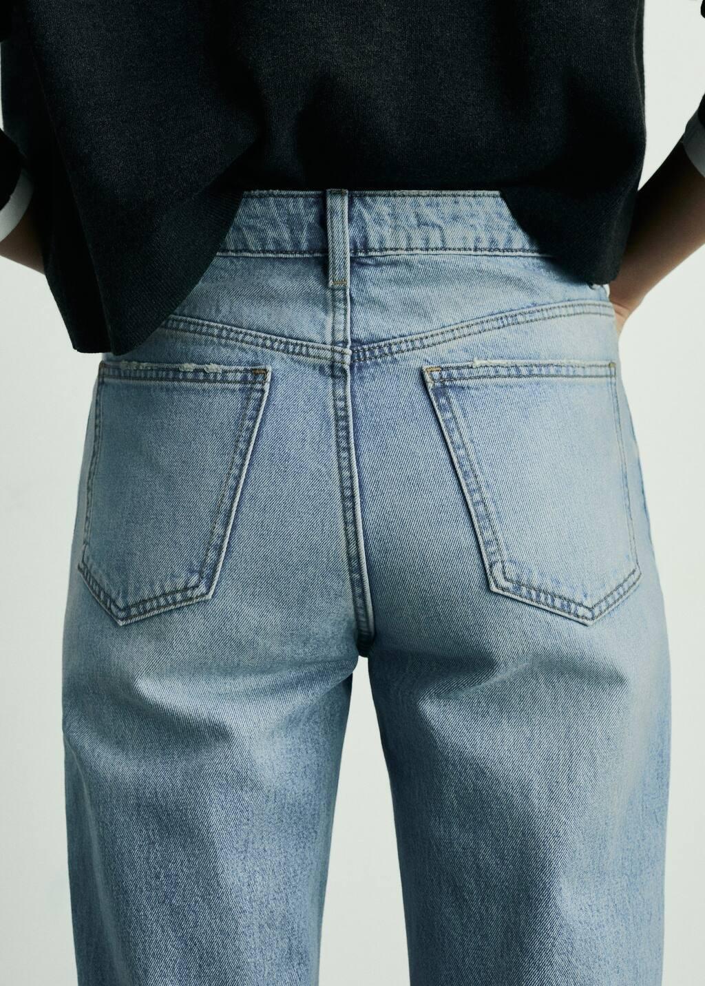 Blue Mom2000 High-Rise Jeans, , large image number 7
