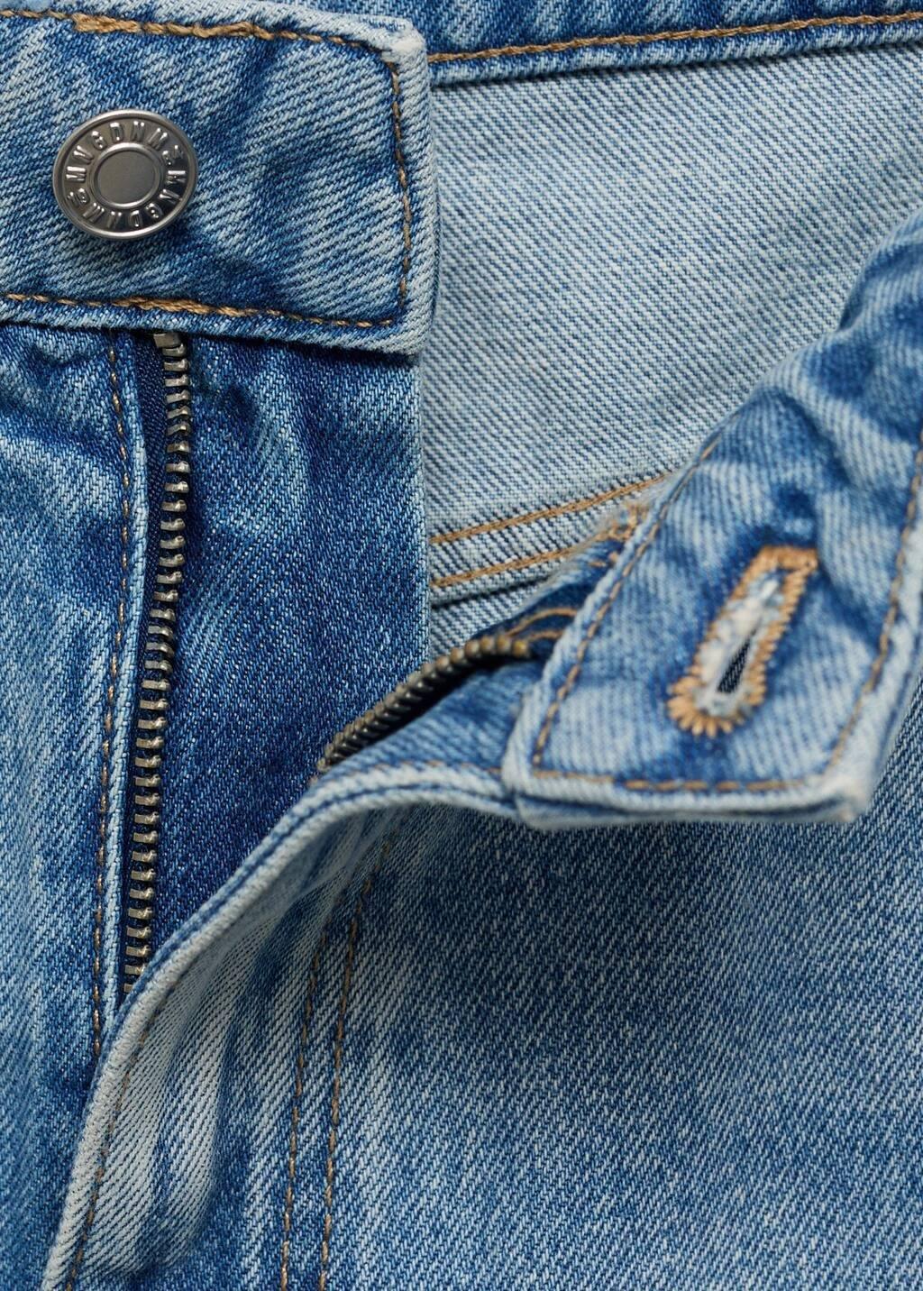 Blue Mom2000 High-Rise Jeans, , large image number 8