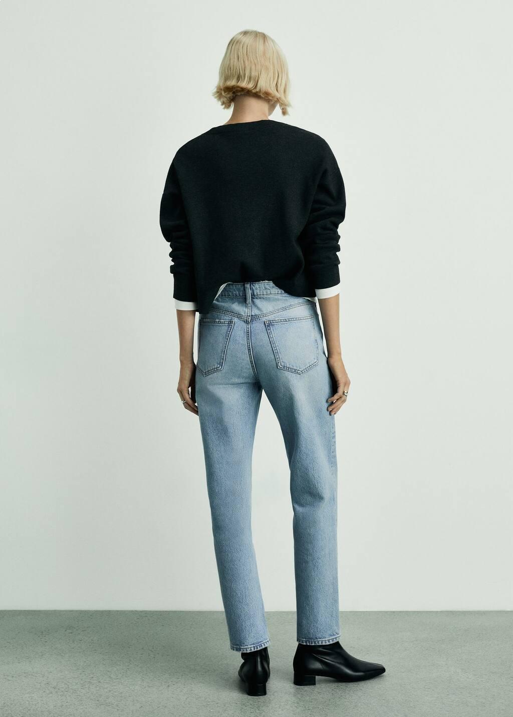 Blue Mom2000 High-Rise Jeans, , large image number 9