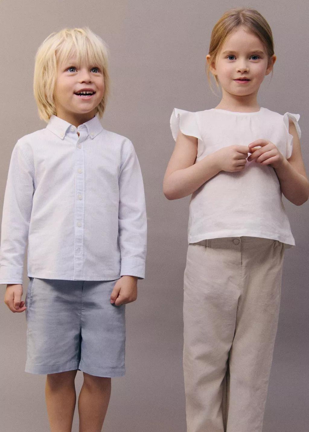 White Ruffled Blouse, Baby Girl, , large image number 3
