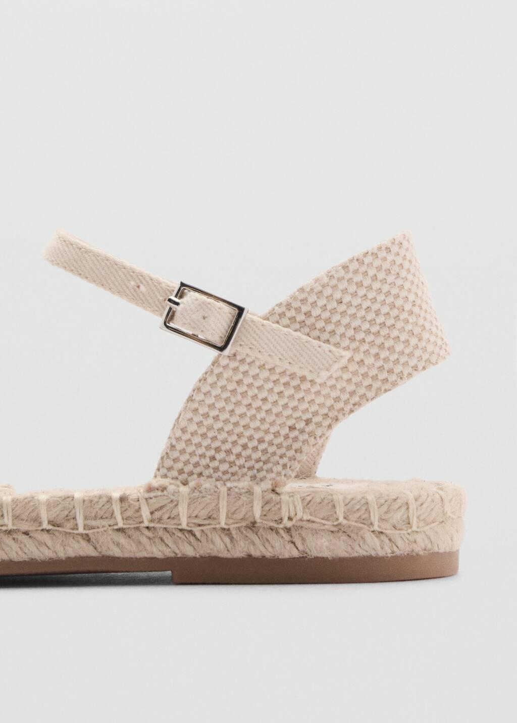Brown Lt Pastel Buckle Closure Espadrille, Kids Girl, , large image number 2