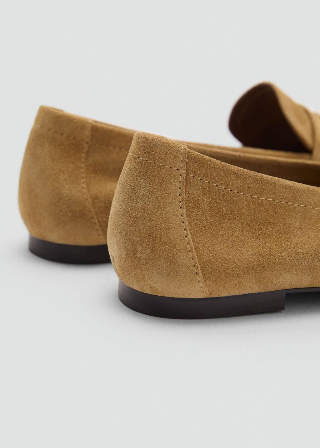Brown Buckle Leather Moccasins, , large image number 1