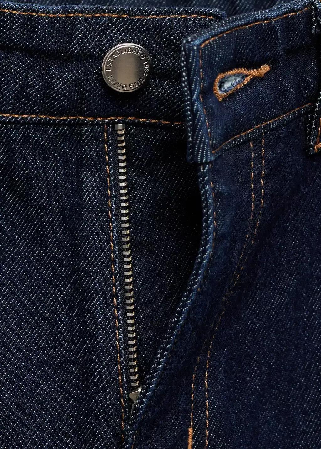 Blue Rinse Wash Flare Jeans With Openings, , large image number 4