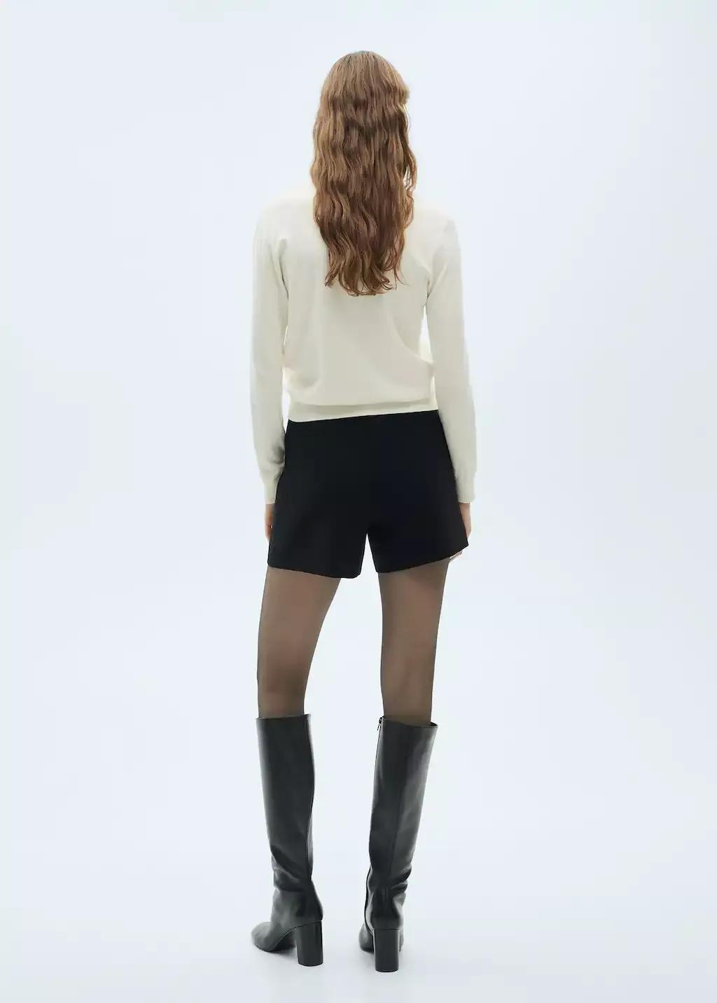 Beige Silk Blend Knitted Sweater, , large image number 5