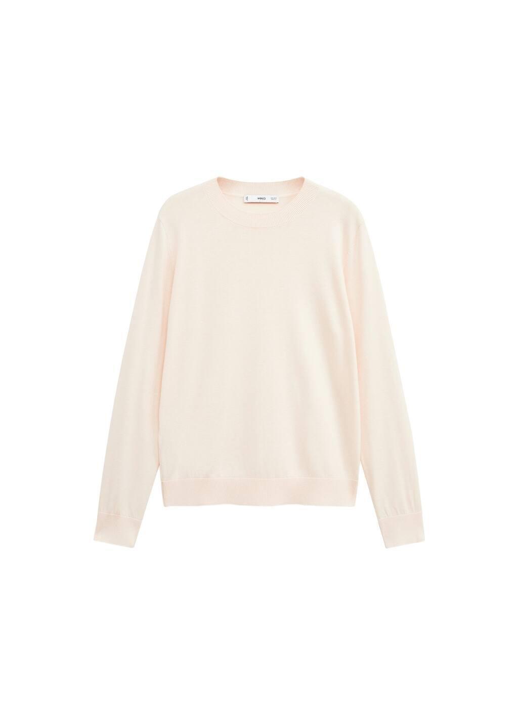 Pink Lt Pastel Silk Blend Knitted Sweater, , large image number 4