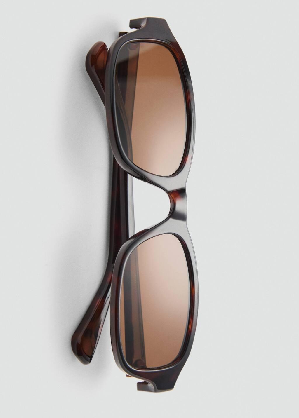 Brown Rectangular-Frame Sunglasses, 0201_32, large image number 2