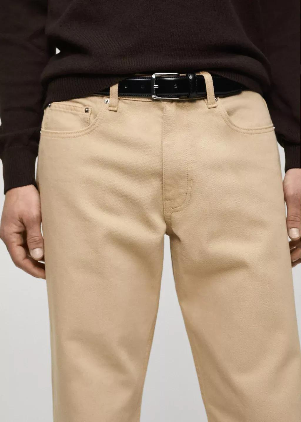 LIGHT BEIGE Bob regular-fit jeans, , large image number 1
