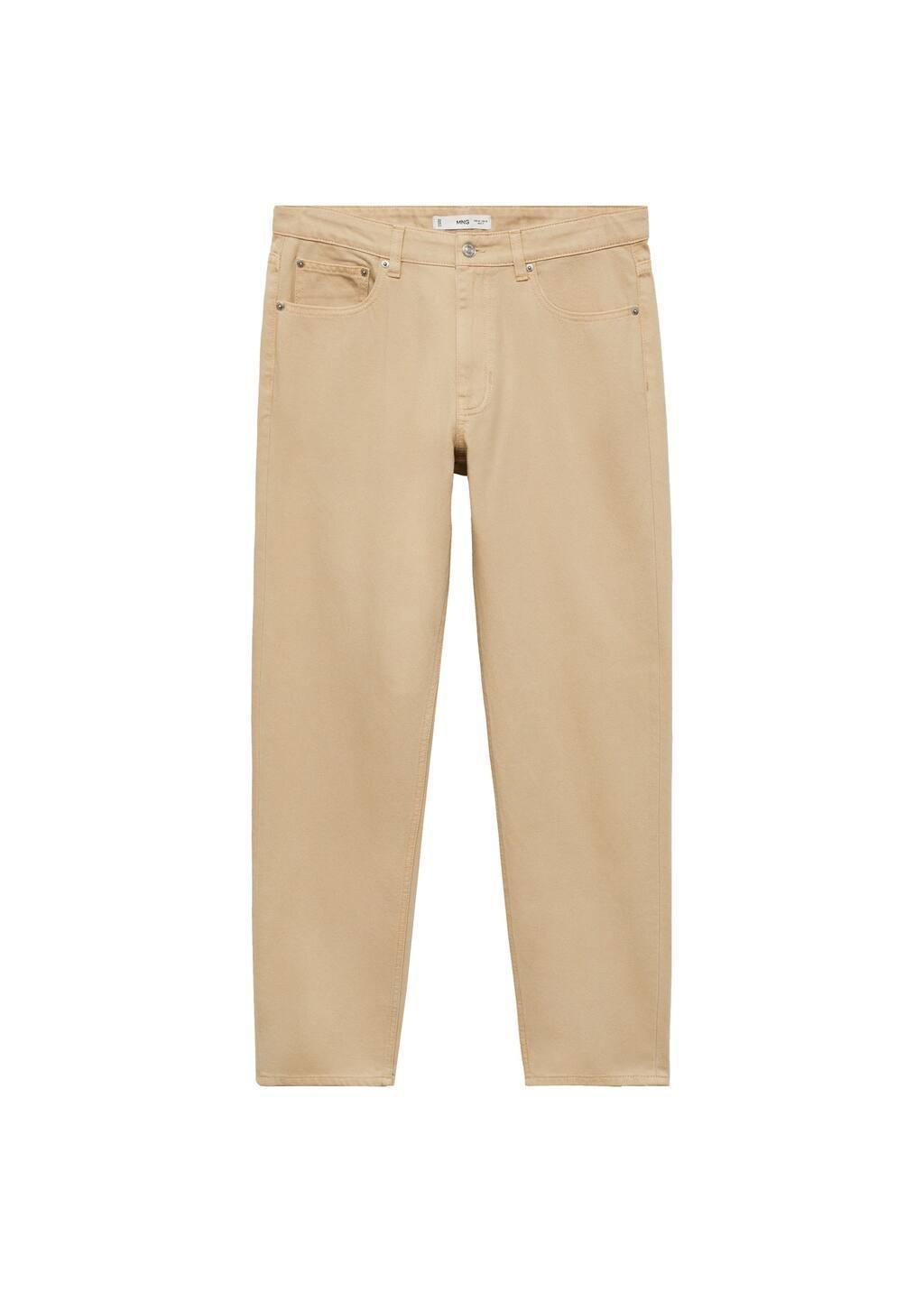 LIGHT BEIGE Bob regular-fit jeans, , large image number 3