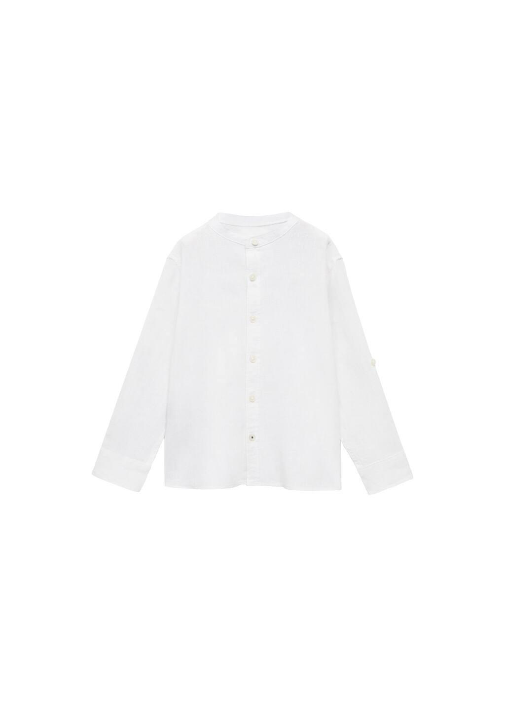 White Slim-Fit Textured Shirt, Baby Boy, , medium
