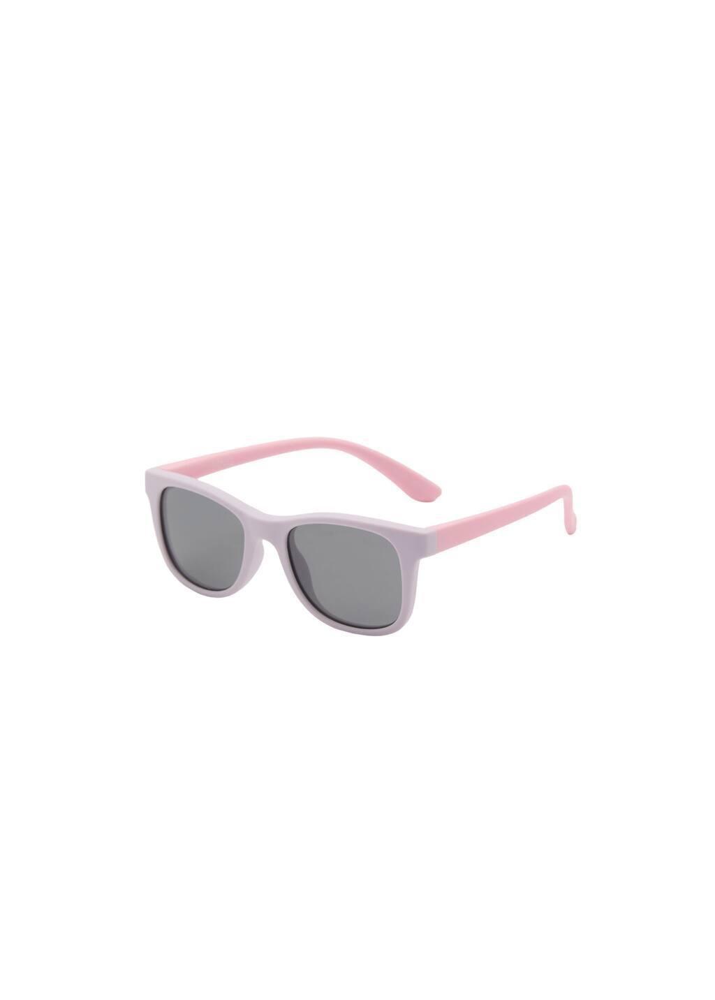 Purple Lt Pastel E Resin Frame Sunglasses, Kids Girl, Light-Pastel Purple, large image number 3