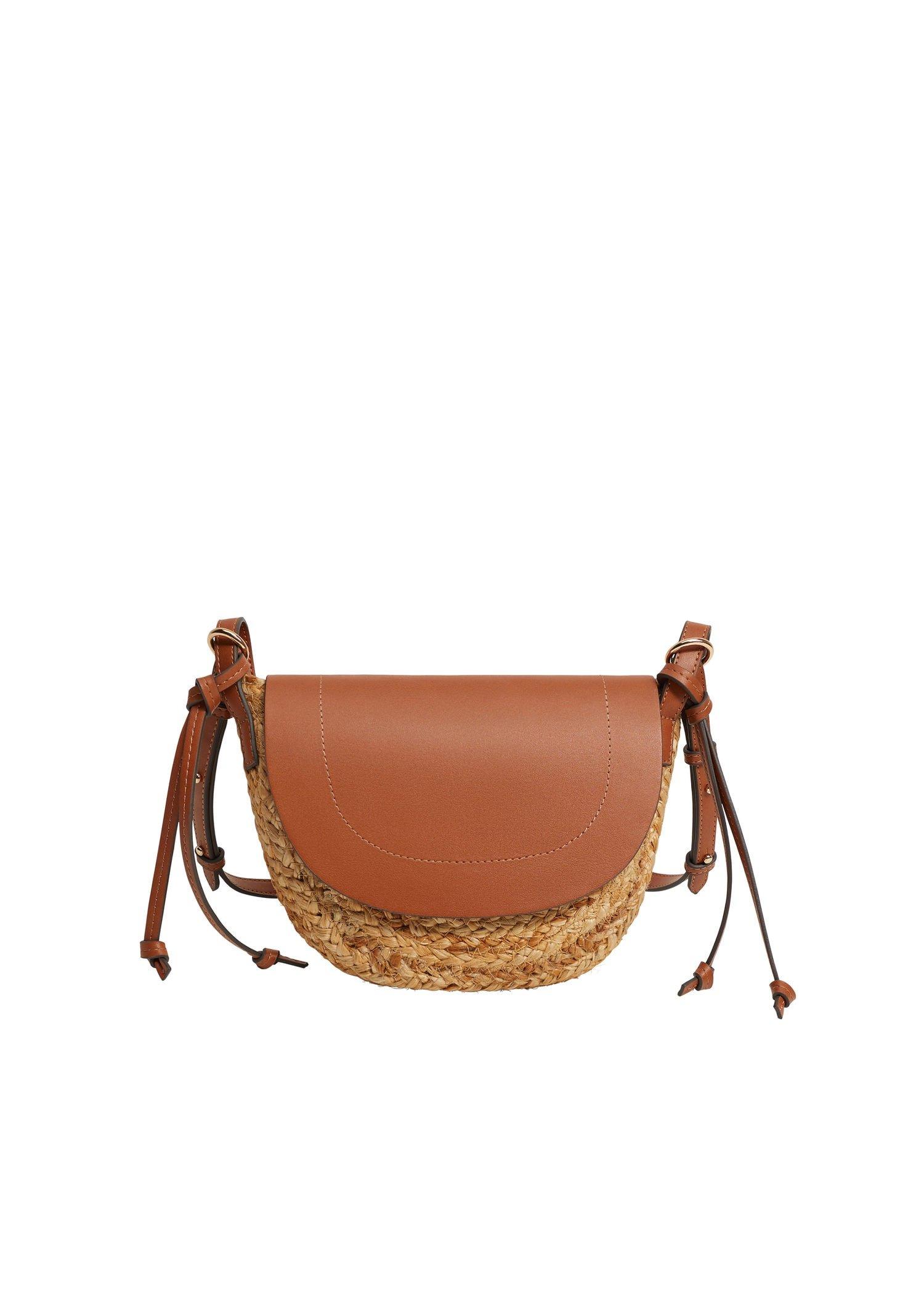 Medium Brown Jute Cross-Body Bag, Women, , large image number 2