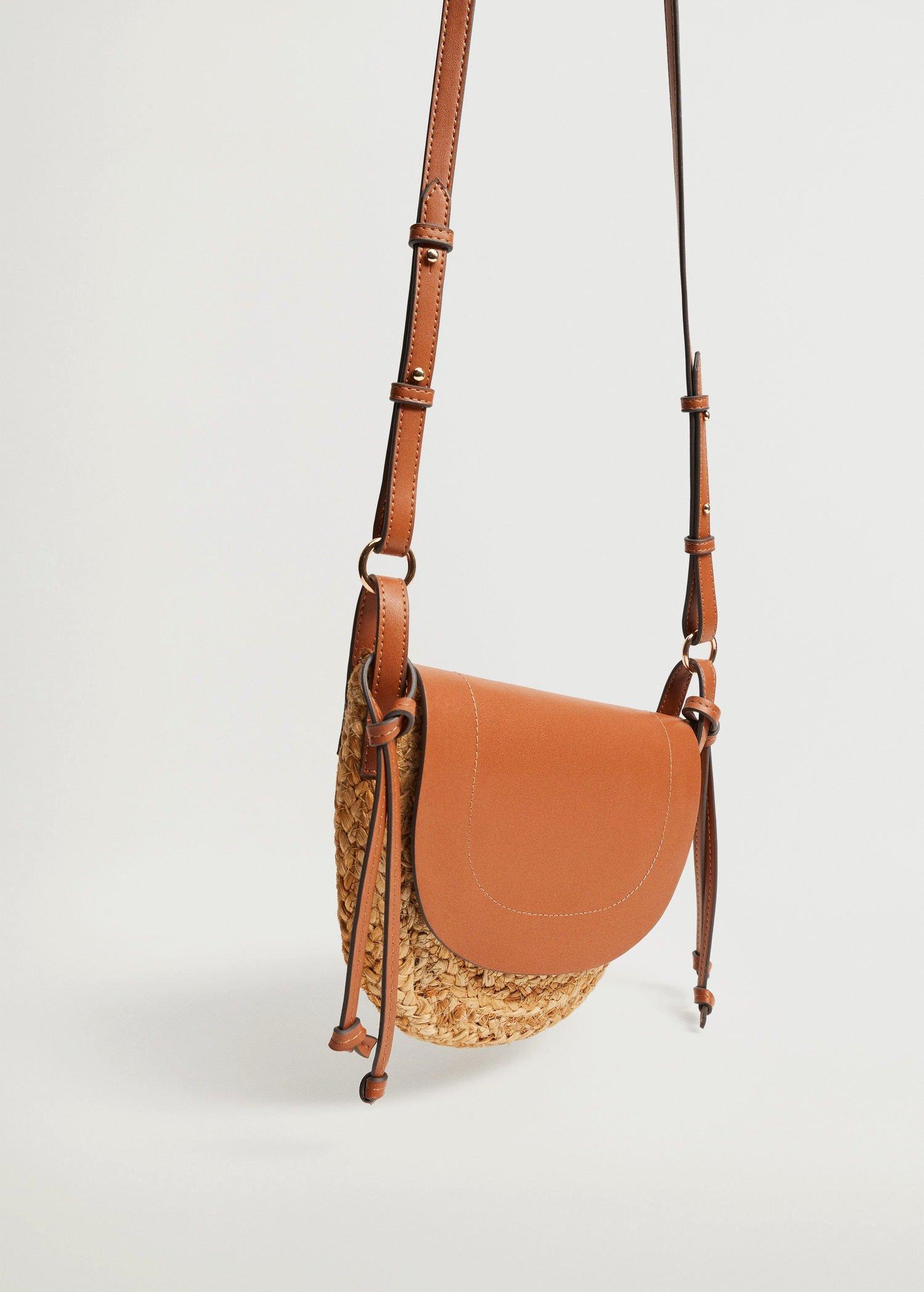 Medium Brown Jute Cross-Body Bag, Women, , large image number 3