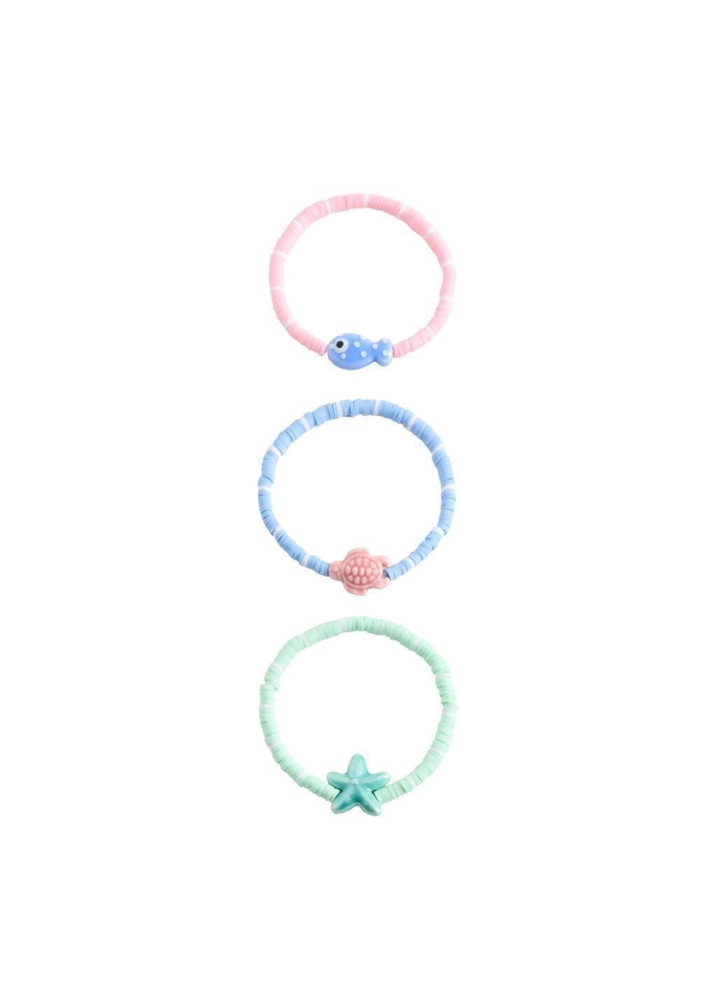 Blue Set Of 3 Combined Bracelets, , medium