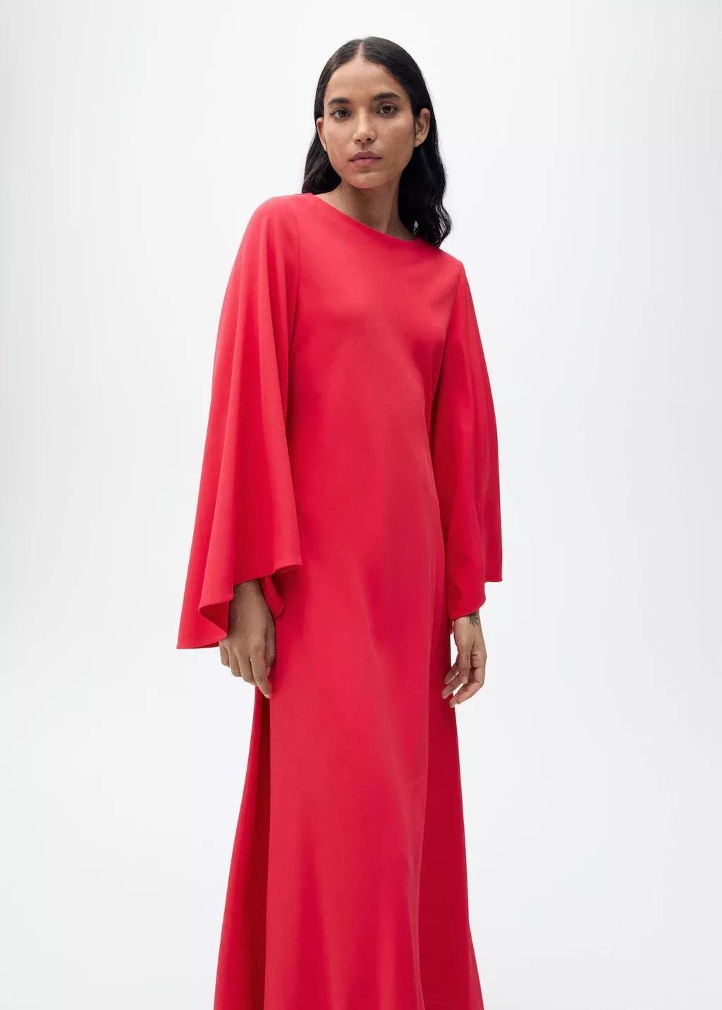 Pink Plain Shift Maxi Dress, , large image number 0