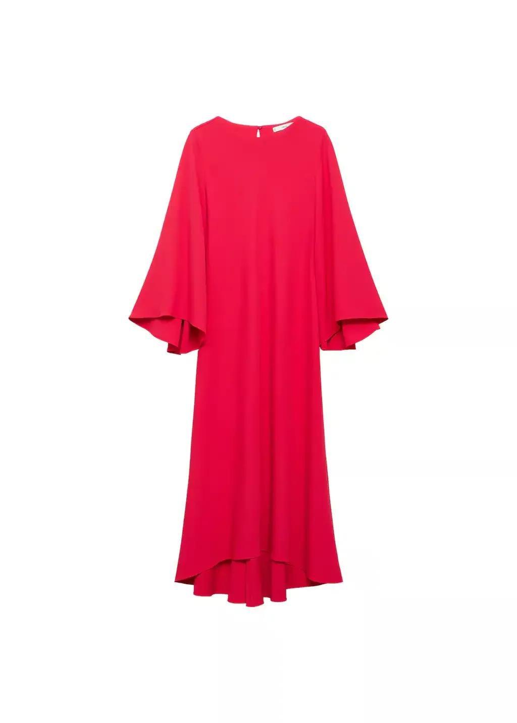 Pink Plain Shift Maxi Dress, , large image number 3