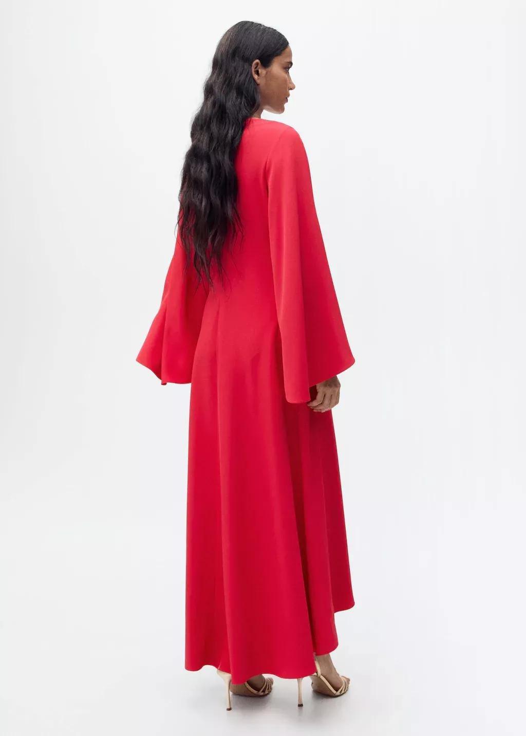 Pink Plain Shift Maxi Dress, , large image number 4