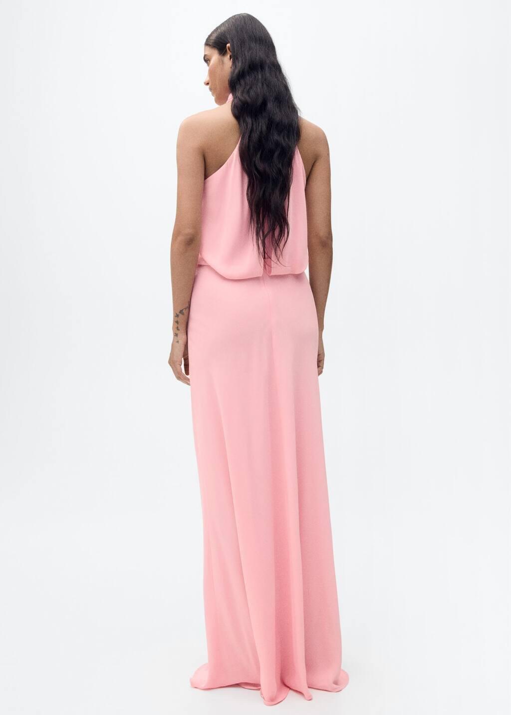 Pink Knot Sheath Maxi Dress, , large image number 5