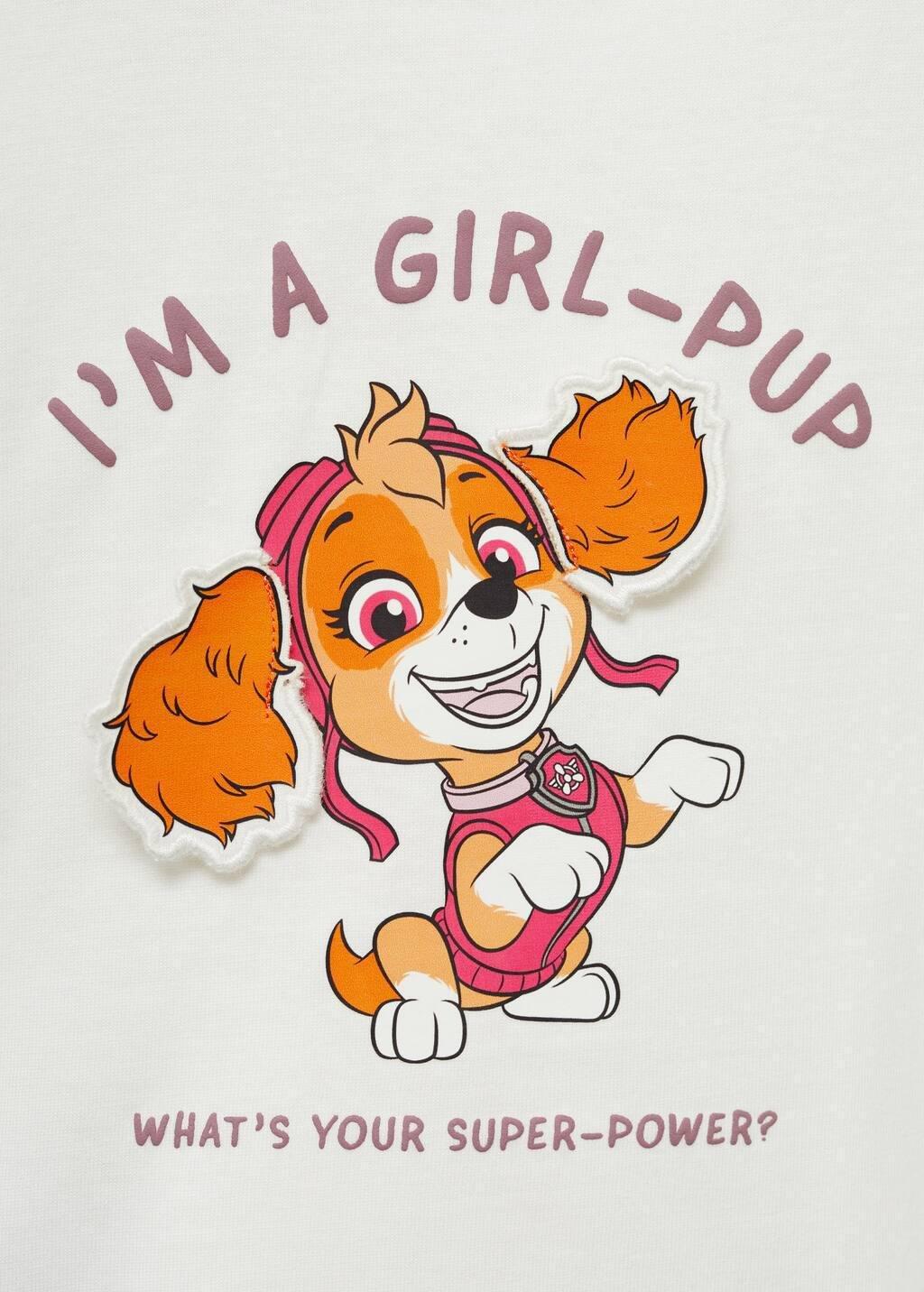 White Paw Patrol T-Shirt, Baby Girl, , large image number 2