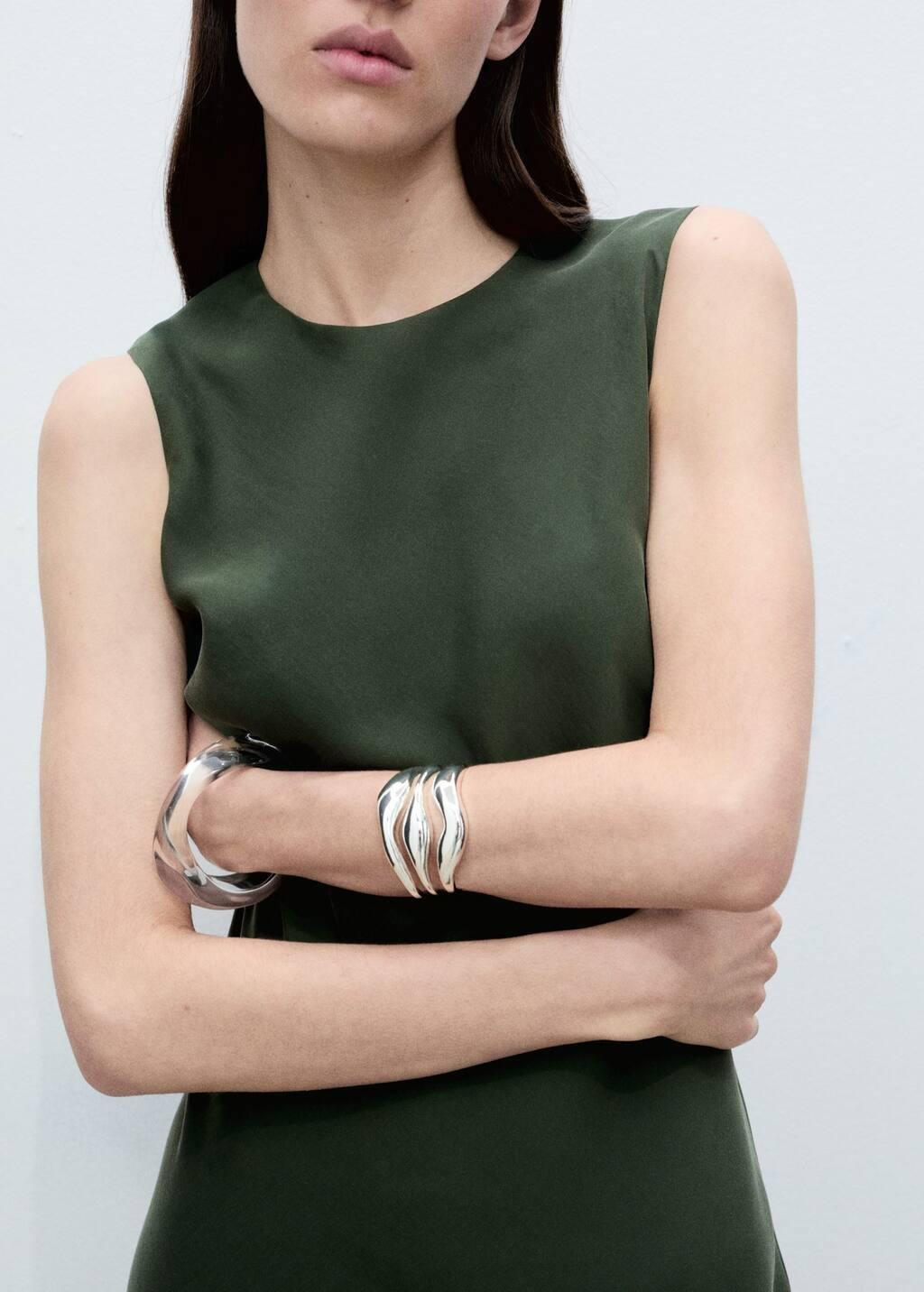 Green Shift Midi Dress, , large image number 2