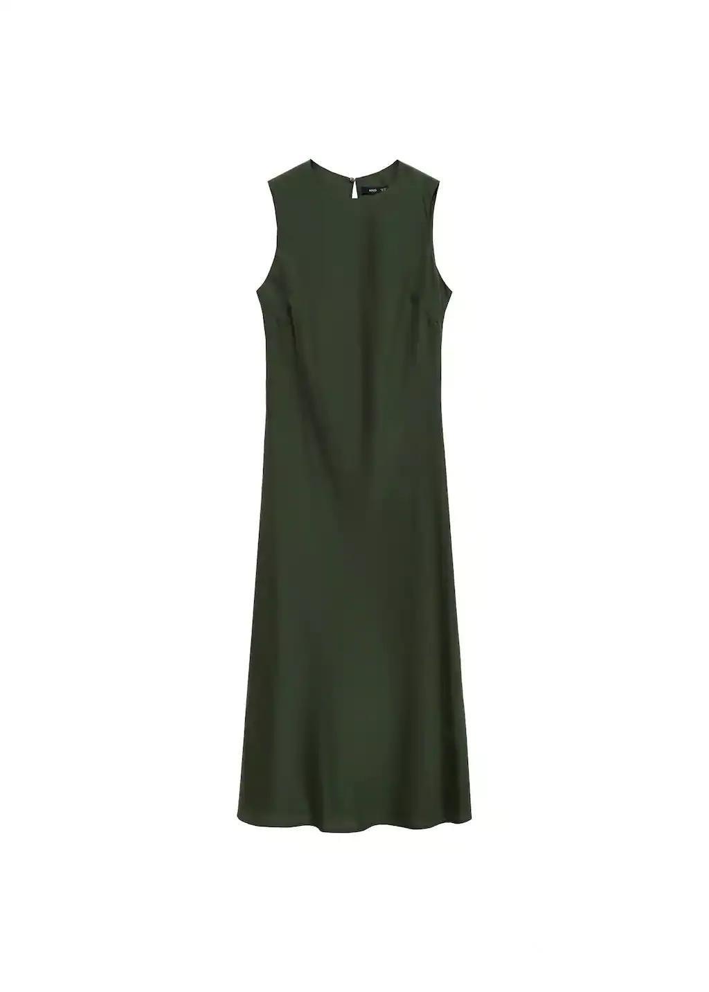 Green Shift Midi Dress, , large image number 3