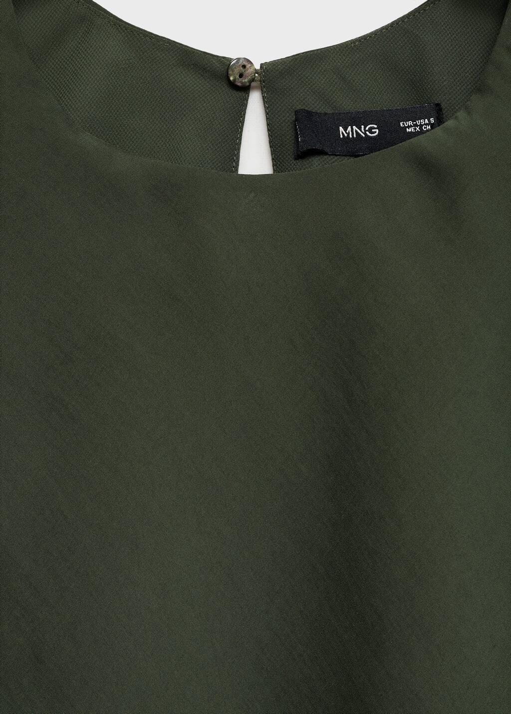 Green Shift Midi Dress, , large image number 4