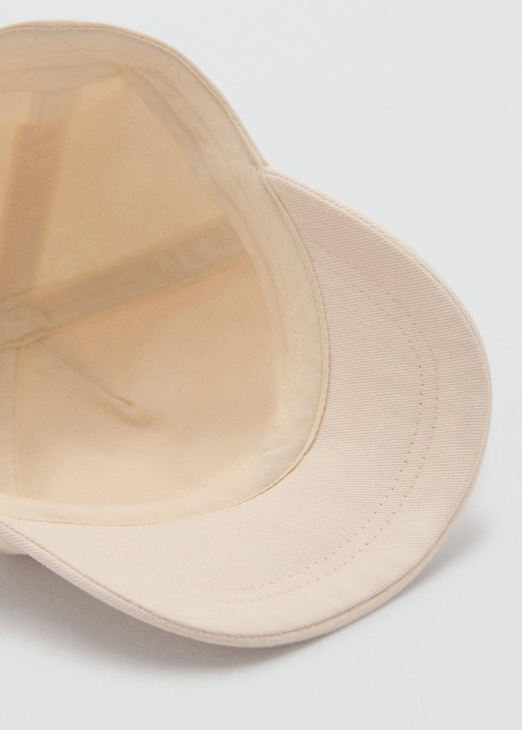 Brown Lt Pastel Embroidered Detail Cap, Baby Boy, , large image number 1